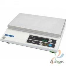 Весы CAS AD-2,5 RS-232 настольные фасовочные до 2,5 кг, нержавеющая сталь